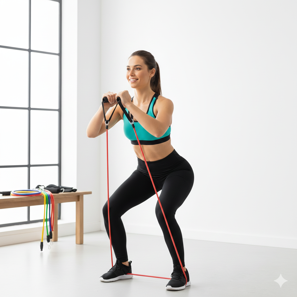 FitVibe Kit Premium de Bandas de Resistencia - Entrena en Casa