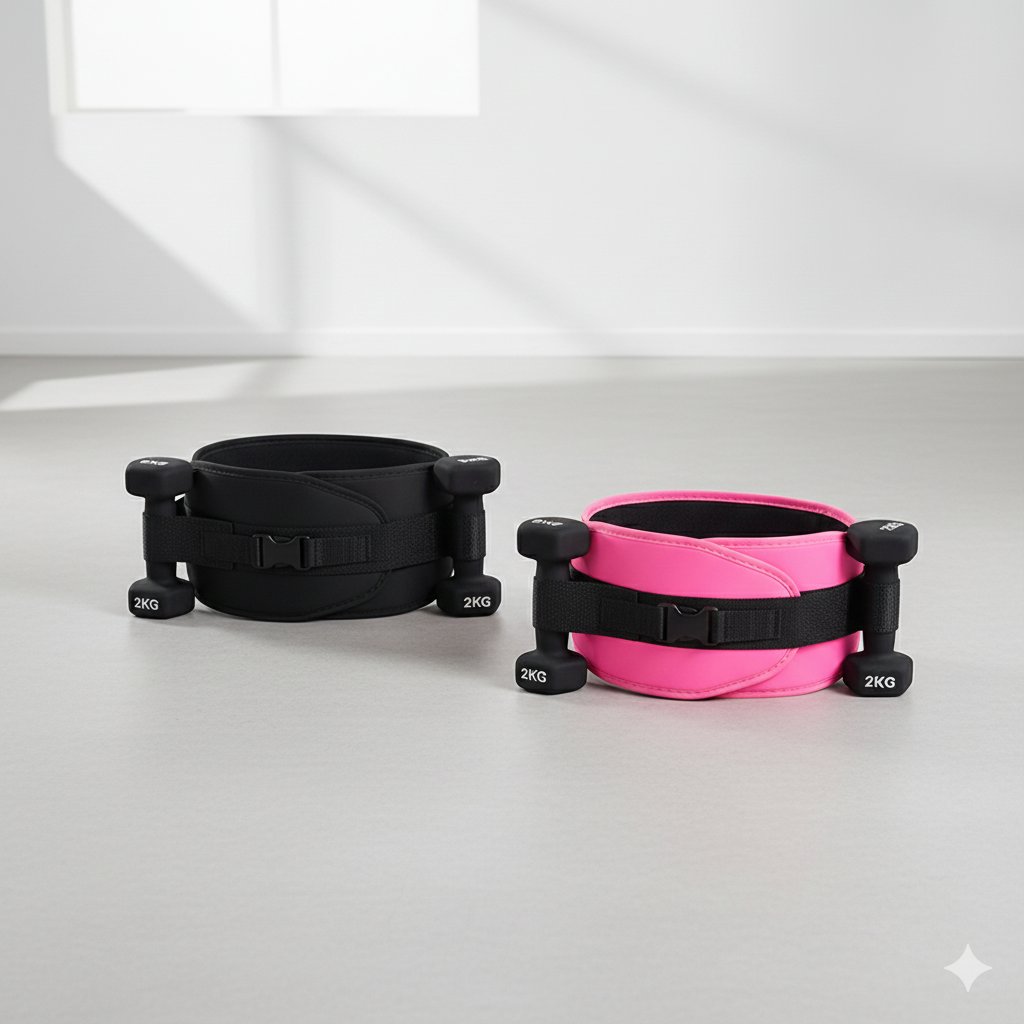 FitVibe Cinturón de Pesas Max - Soporte para Core y Espalda