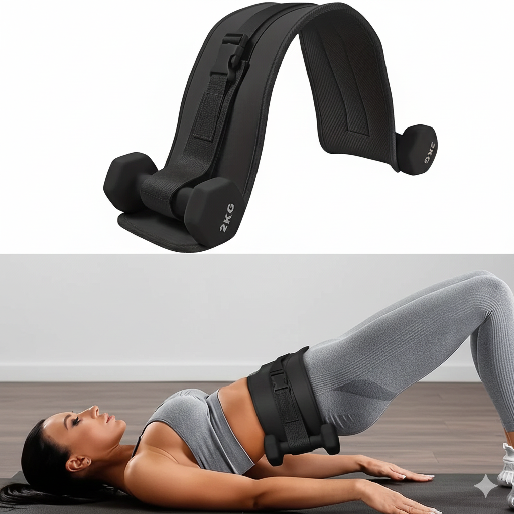 FitVibe Cinturón de Pesas Max - Soporte para Core y Espalda