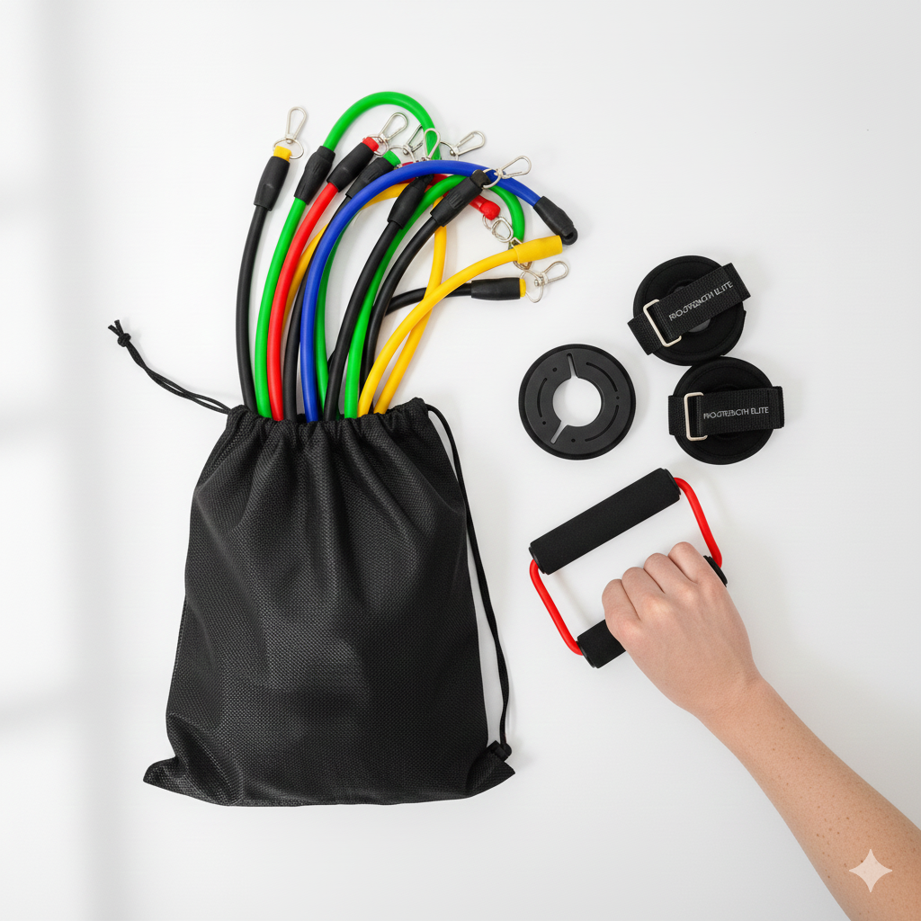 FitVibe Kit Premium de Bandas de Resistencia - Entrena en Casa